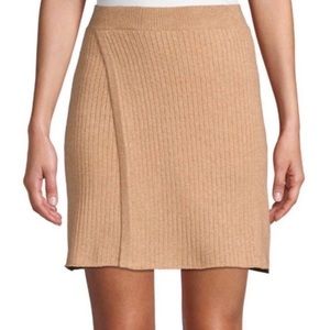 Free People Tan Knit Skirt